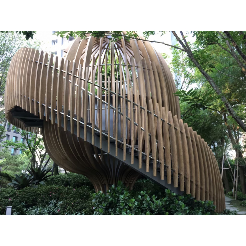 仿木質感GRC樹屋 GRC噴漆仿木質感樹屋